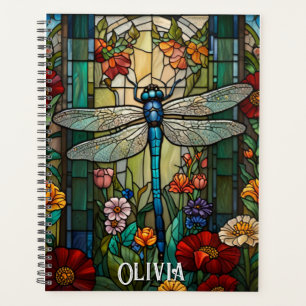 Agenda Personalizar Vintage art nouveau boho dragonfly