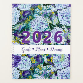 Agenda Personalizável 2026 Rhapsody-Rosa&Branco Hortênsia