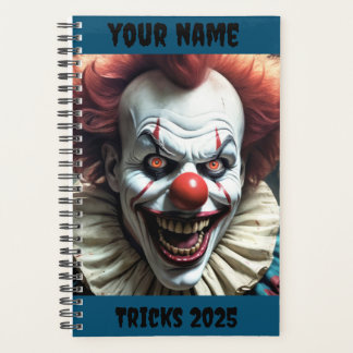 Agenda Personalizável - "Palhaço assustador"