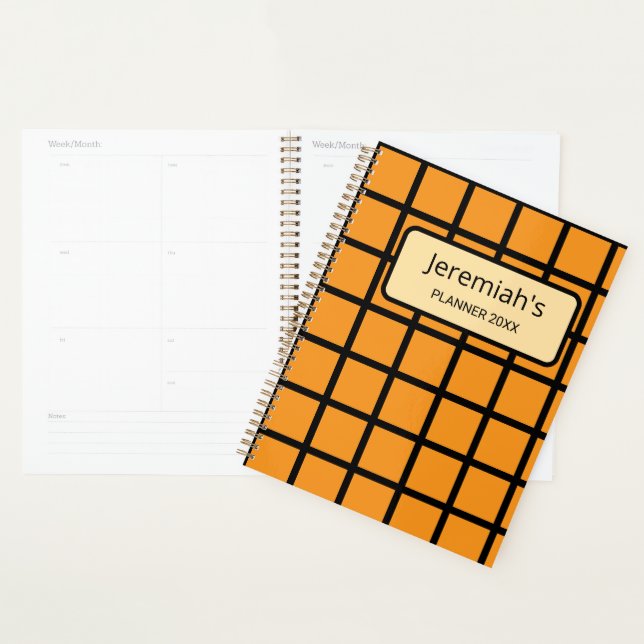 Agenda Personalizável para Jeremiah (Exibição)