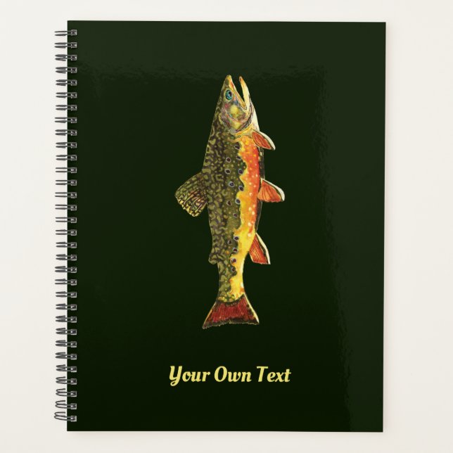 Agenda Personalize! Brook Trout Fish (Frente)