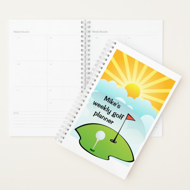 Agenda Personalize Golfe Semanal (Exibição)
