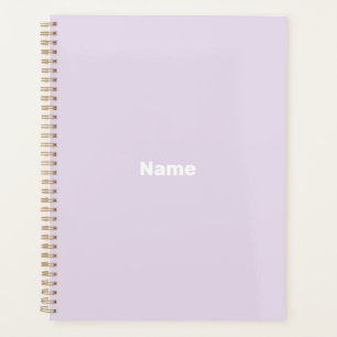 Agenda personalize-o com o nome lilac light