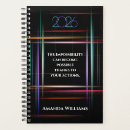 Agenda Personalized 2026 "Year Planner"