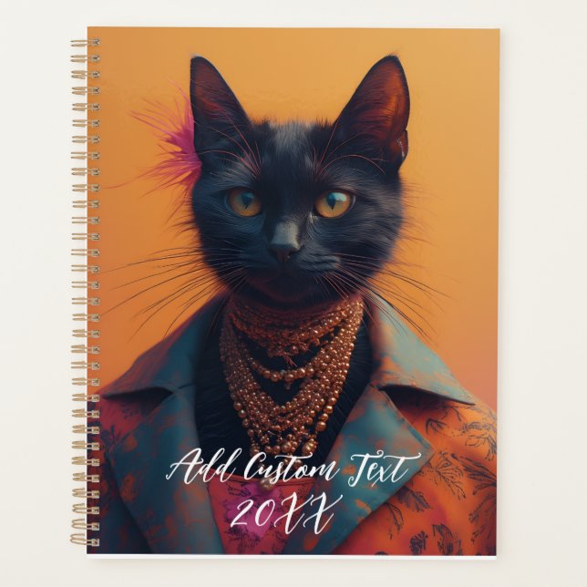 Agenda Personalized Cat Photo Playing Cards | Custom Pet  (Frente)