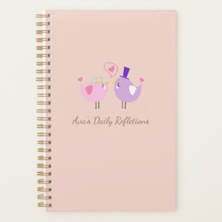 Agenda Personalized Daily Reflections Notebook - Cute 