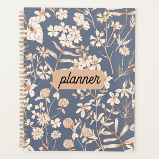Agenda Personalized Floral Planner
