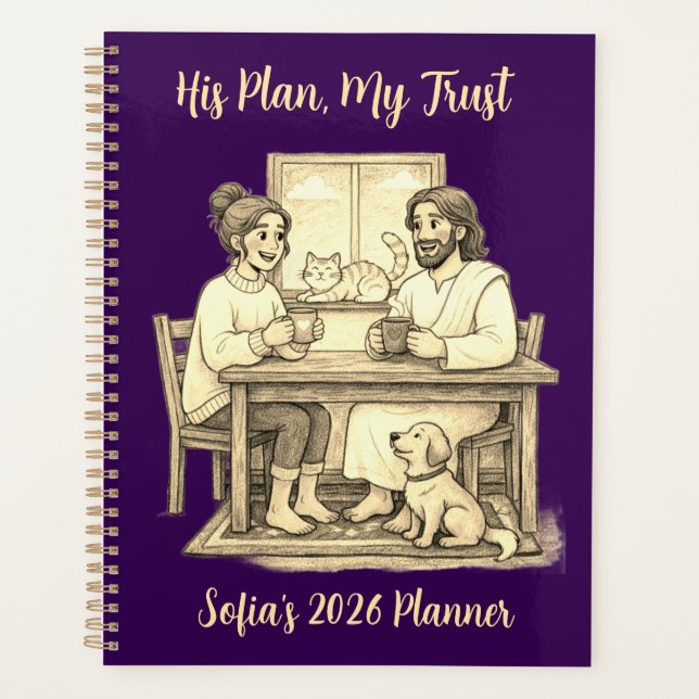 Agenda Personalized Gift. Jesus Christian Faith (Frente)