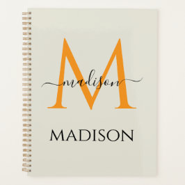 Agenda Personalized Monogram & Name 