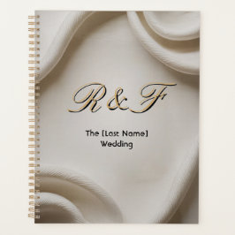 Agenda Personalized Monogram Suite | Luxe Linen Wedding