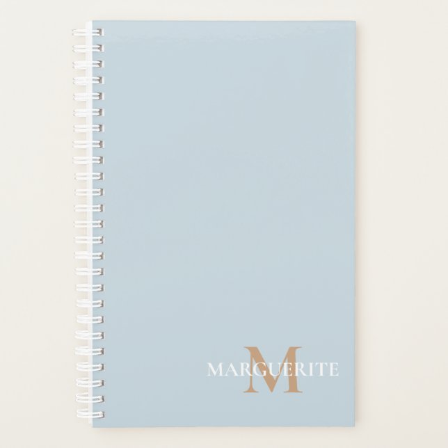 Agenda Personalized Name Monogram (Frente)