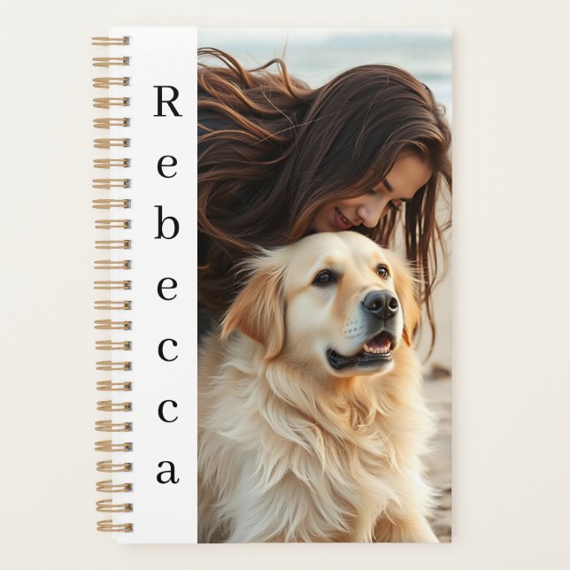 Agenda Personalized Photo and Name  (Frente)
