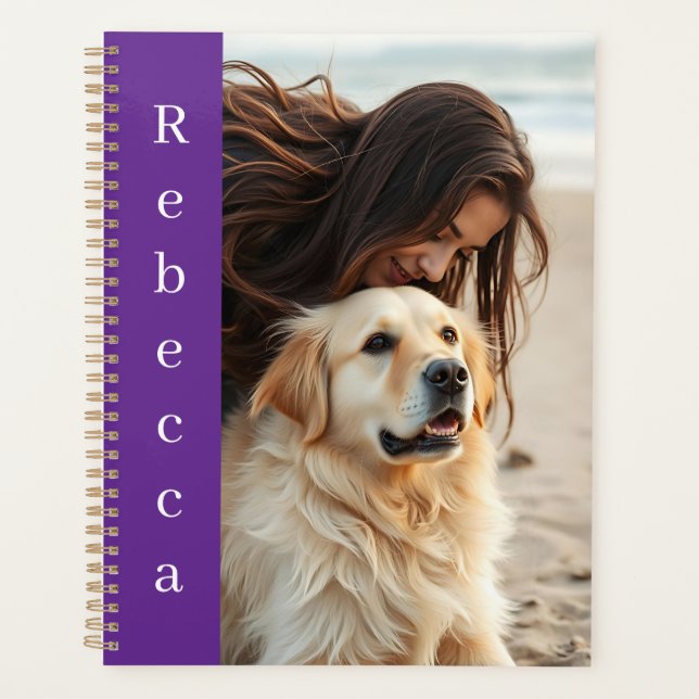 Agenda Personalized Photo and Name  (Frente)