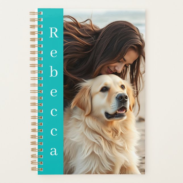 Agenda Personalized Photo and Name  (Frente)