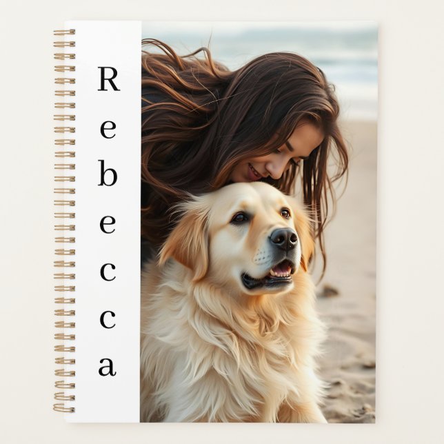 Agenda Personalized Photo and Name  (Frente)