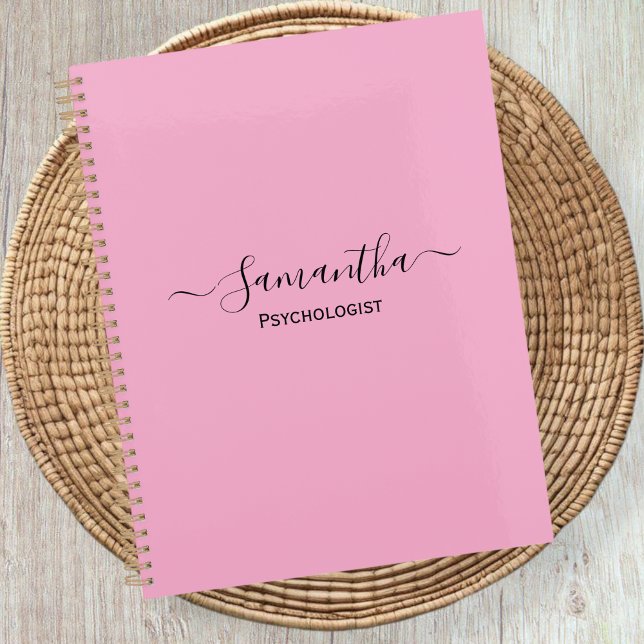 Agenda Personalized Pink Planner - Corporate Gift, PhD  (Criador carregado)
