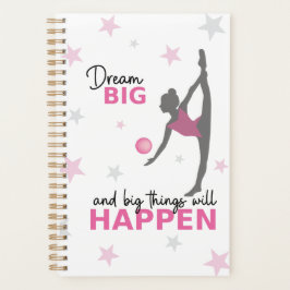 Agenda Personalized Rhythmic Gymnast Dream Big Planner wi