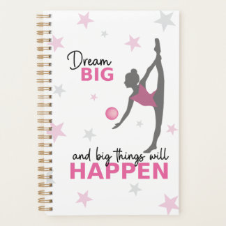 Agenda Personalized Rhythmic Gymnast Dream Big Planner wi