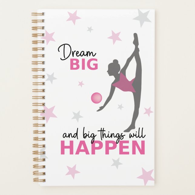 Agenda Personalized Rhythmic Gymnast Dream Big Planner wi (Frente)