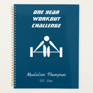 Agenda Pesos de exercícios de design de Elegante treiname