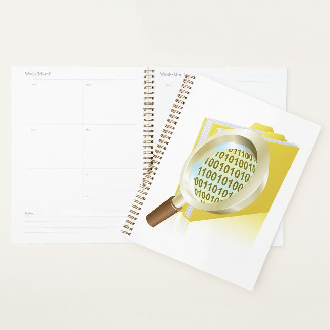 Agenda Pesquisa de Ficheiro Digital de Vidro de Ampliação (Criador carregado)