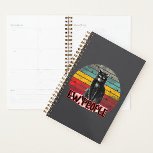 Agenda Pessoas Ow Pretas para Vintage