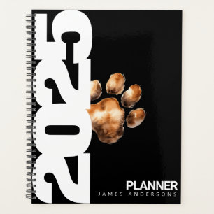 Agenda Pet Moderno Personalizado Bonito Amantes 2025