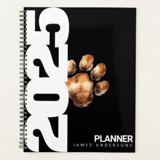 Agenda Pet Moderno Personalizado Bonito Amantes 2025