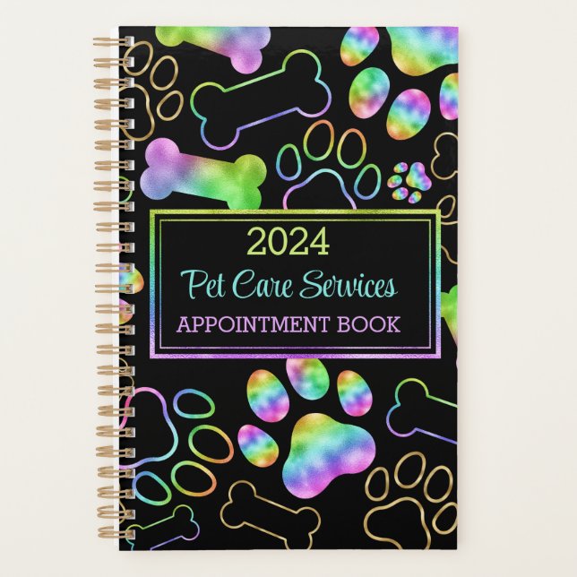 Agenda Pet Sentado, Cachorro Caminhando, Almofando Compro (Frente)