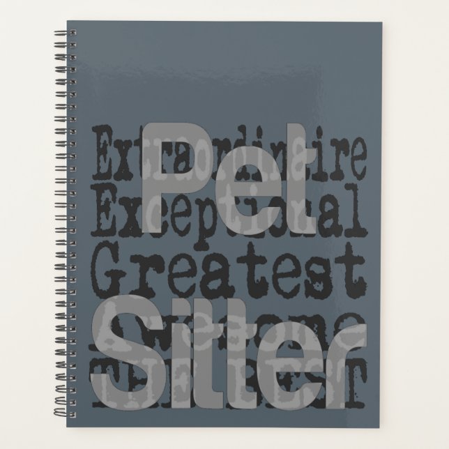 Agenda Pet Sitter Extraordinaire (Frente)