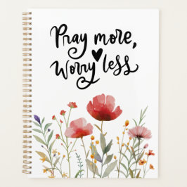 Agenda Philippians 4:6-7 rezem mais preocupados menos Bíb