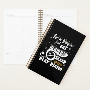 Agenda Piano Adolescente Adormece Piano Música
