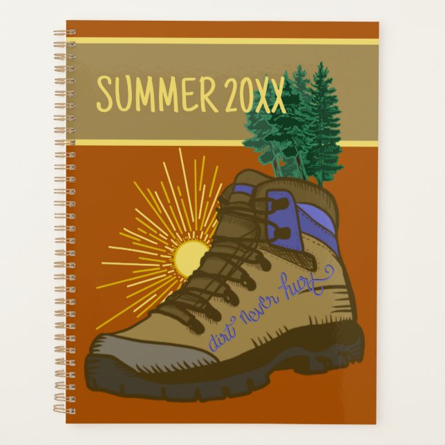 Agenda Picnic de acampamento personalizado Hiker (Frente)