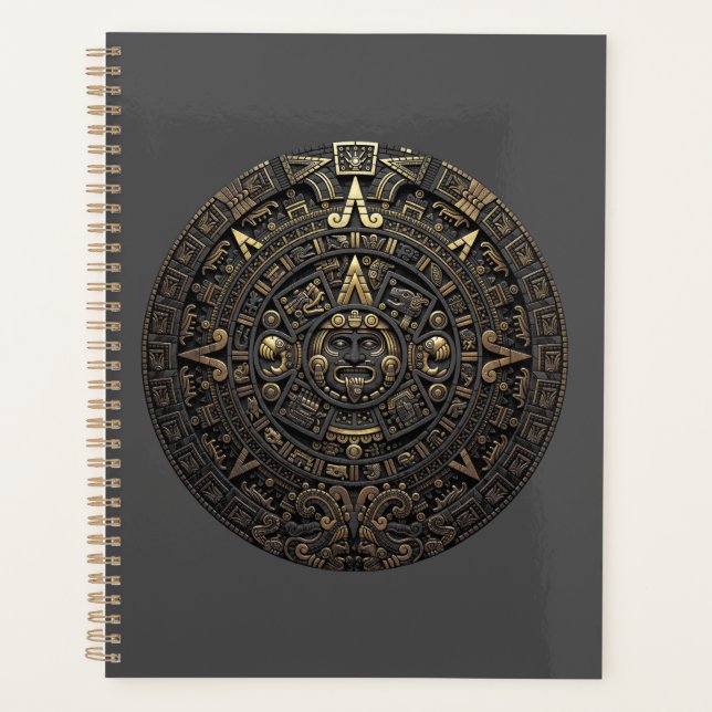 Agenda Piedra del Sol Azteca (Frente)