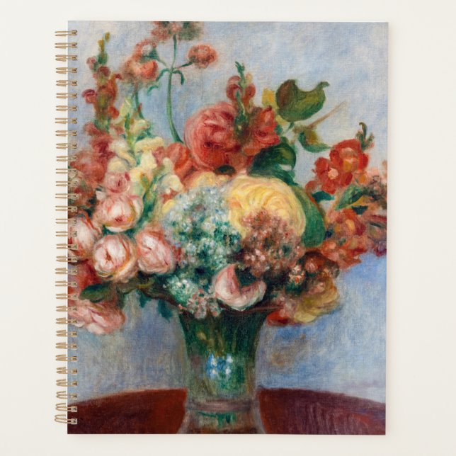 Agenda Pierre-Auguste Renoir - Flores em um Vase (Frente)