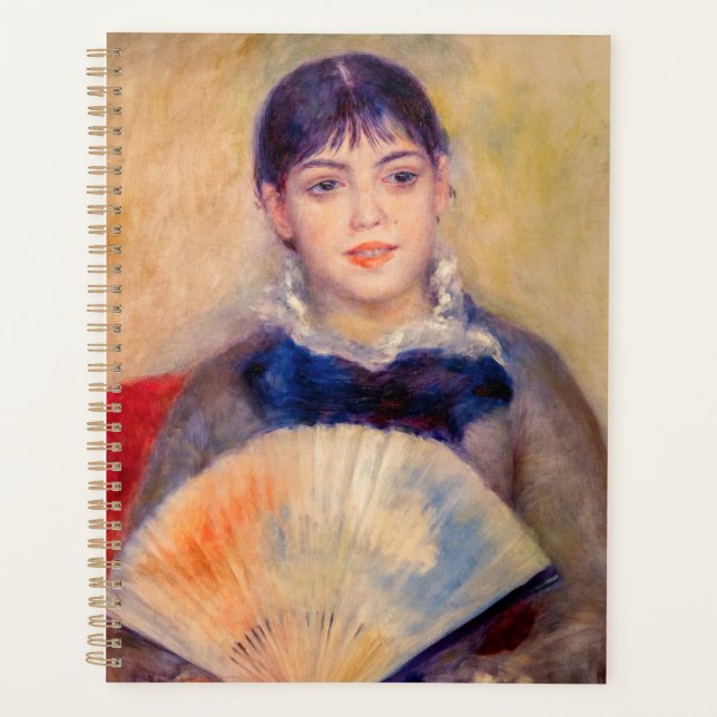 Agenda Pierre-Auguste Renoir - Garota com ventilador (Frente)