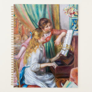 Agenda Pierre Auguste Renoir - Jovens Meninas no Piano