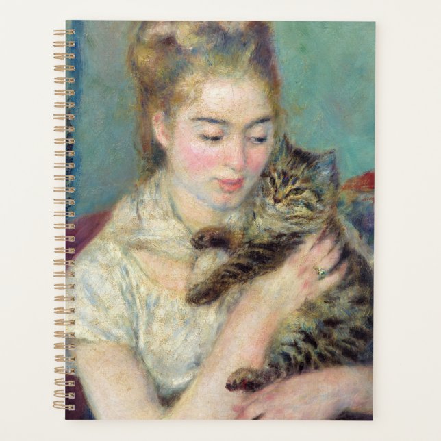 Agenda Pierre-Auguste Renoir - Mulher com gato (Frente)