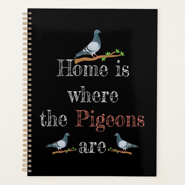 Agenda Pigeon Lover Pigeon Racing Gift Pigeon Reprodução (Frente)
