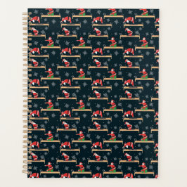 Agenda Pilates Reformer Santa Seamless Christmas Patterns