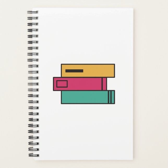 Agenda pilha de livros (Frente)