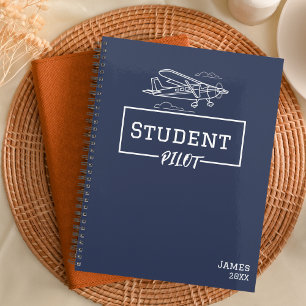 Agenda Piloto de Estudante Cessna Avião Nuvem Nome Person