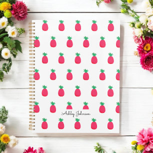 Agenda Pinemacieira Branca Cor-de-rosa
