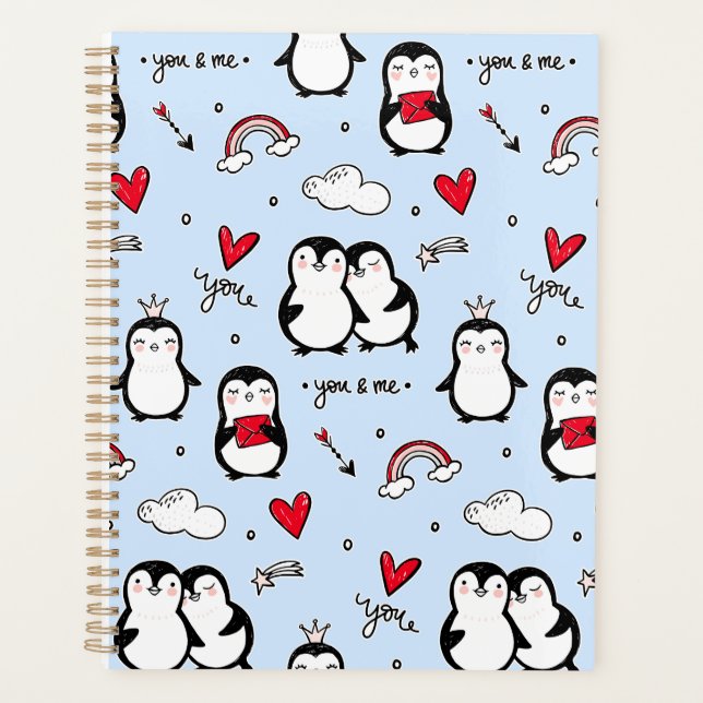 Agenda Pinguins pequenos (Frente)