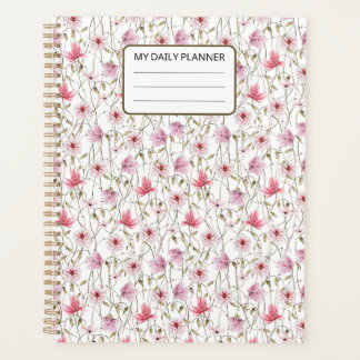 AGENDA PINK FLORAL PLANNER