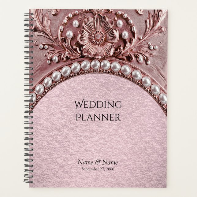 Agenda Pink Flower Planner (Frente)