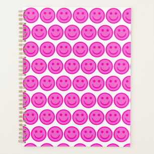 Agenda Pink Happy Face Planner