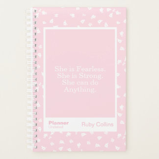 Agenda Pink/White Floral Block Quote | Fully Customizable