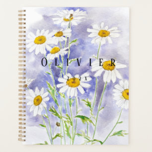 Agenda Pintor de aquarelas brancas