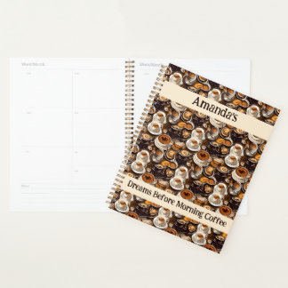 Agenda Pintor De Café Cappuccino Personalizado